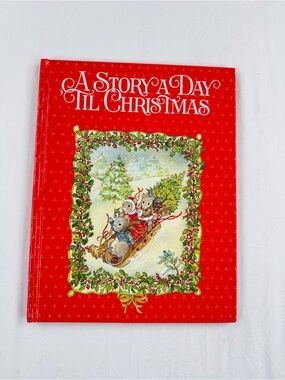 Vintage 1984 A Story A Day 'Til Christmas Holiday Storybook